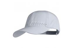 China 6 Panel Laser Cut Cap Breathable Snapback Hat With Spandex Fabric supplier