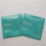 Matte Aluminum Small Sachet SampeL Packaging Bags Cream Samples Packing Bags for sale