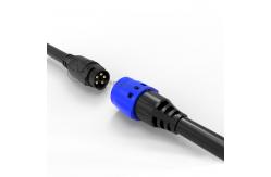 China Multiple 5 Pin Male Plug Connector IP67 M19 Series Self Locking System supplier