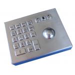 Rugged Weather proof industrial stand alone laser trackball mouse with numeric keypad