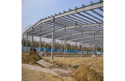 China GB Standardized Steel Structure Workshop With Galvanized Steel Sheet Roof supplier