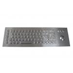 IP67 Panel Mounted Keyboard 74 Keys 400DPI With Mechanical Trackball for sale