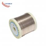 Low Temperature Coefficient Of Resistivity Wire Alloy 60/ CuNi6  Round / Ribbon Shape 0.15mm 0.3*4mm  For Heating Mats for sale