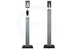 China Non-contact face recognition temperature detector with auto hand sanitizer supplier