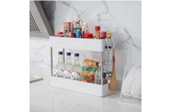 China Multilayer Mobile Storage Trolley Rack For Kitchen Bedroom Bathroom supplier