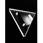 Optical Quartz Glass Triangular Shape With Hole Fused Quartz Plate Transparent