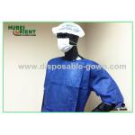 Biodegradable Disposable Scrub Suits Short Sleeves Polypropylene Patient Gown for sale