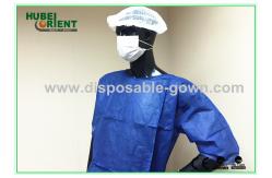 China Biodegradable Disposable Scrub Suits Short Sleeves Polypropylene Patient Gown supplier