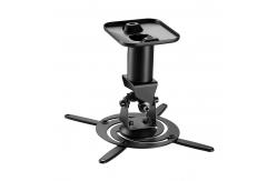 China black Steel Rotate Projector Ceiling Mount Hanging Bracket supplier