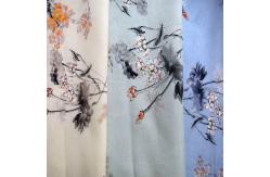 China Floral Pattern Soft Tulle Fabric Tencel Printed Pure Cotton Printed Sleepwear supplier
