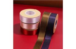 China High Tenacity Polyester Satin Ribbon Gift Box Packing Custom Printed Logo Glitter supplier