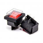 KCD4 DPST ON - OFF 4 Pin Rocker Boat Red Green Color Switch 15A / 20A AC 250V / 125V for sale