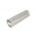 Silvery Anodized Aluminum Heatsink Extrusion Profiles LED Heat Sink 6061 T5