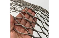 China Customized Handwoven Stainless Steel Wire Rope Net Anti Falling Mesh supplier