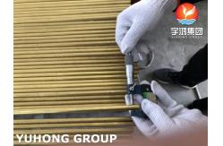 China DIN17660 CuZn20Al2 F39 HFW Alloy Steel Seamless Tube / Pipe For Heat Exchanger supplier