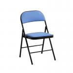 Triple Braced Double Hinged Thick 1.0mm Metal Folding Chair for sale