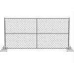 30mm X 30mm Diamond Chain Link Fencing 5ft X 8ft Temporary Metal Fence Panels for sale