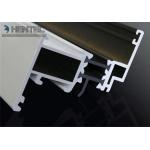 Custom Extruded Aluminium Sliding Door Extrusions 6063 - T5 , White Powder Painting for sale