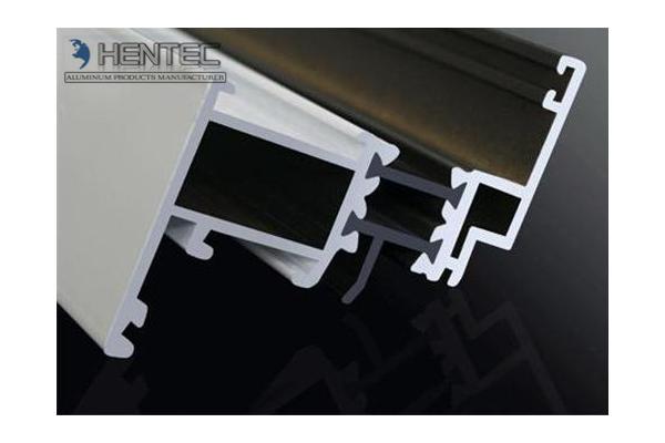 Custom Extruded Aluminium Sliding Door Extrusions 6063 - T5 , White Powder Painting