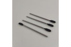 China Cleanroom Dust Free Gray Handle Foam Tip Swab With Black Head supplier