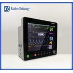 Digital SpO2 Touch Screen Patient Monitor Dual IBP Wire And Wireless Network for sale