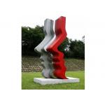 Huge Decoration Stainless Steel Face Sculpture Custom Color Corrosion Stability for sale