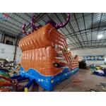 Customized PVC Inflatable Octopus Pirate Ship Inflatable Obstacle Course