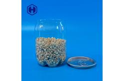 China Clear Airtight 230ml Empty Clear Plastic Soda Can With Lids supplier