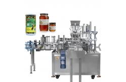 China Double Channel Feeding Machine Cans Tinplate Plastic Can Food Filling Machine supplier