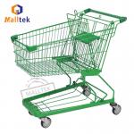 180l Asian-German Metal Supermarket Shopping Trolley Cart With High Load for sale