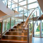 Satin-Finished Stainless Steel Handrails for Luxury Apartments for sale