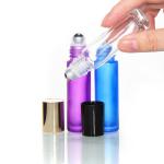 Perfume Serum 30ml Glass Roller Bottles In Bulk Silk Screen Printing for sale