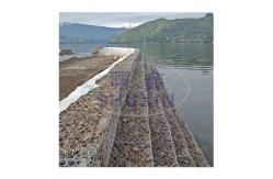 China 8*10cm 2.7mm Gabion Wire Baskets Galvanized / Pvc Coated 2x1x1m supplier