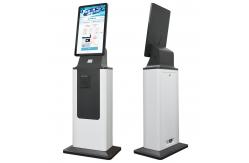 China Wall Mounted Self Cashier Machine With 10points Capacitive Touch And Biometric Authentication supplier