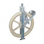 508 Mm Transmission Line Stringing Pulley Block With Grounding Rollers for sale