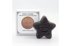 China OEM ODM Bamboo Charcoal Konjac Sponge Soft Bathing Scrubbing Sponge supplier