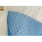 Industrial Plastic HDPE Vacuum Infusion Mesh Diamond Shaped Hole Bule Color for sale