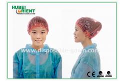 China Single Elastic Breathable Round Non Woven Bouffant Cap supplier