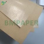 Pure Brown Ribbed Kraft Gift Wrapping Paper 50gsm 60gsm MG Paper for sale
