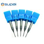 30 Degree Miniature Tapered End Mills , Solid Carbide Ball Nose End Mills for sale