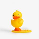 Durable PVC Duck Phone Holder ISO9001 BSCI certificate Eco friendly material for sale