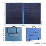 Best 100W Portable Solar Panels Size 1275*545*5mm For Outdoor Travelling Light for sale