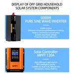5KW Complete Off-Grid Solar Power Kit for Home Use | All-in-One System with Battery & Inverter