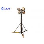 Manual Telescoping Camera Mast , Surveillance Telescopic Antenna Tower Aluminum for sale