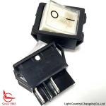 Good Quality White Illuminated ON OFF Rocker Switch for Socket, 32*25mm, VDE/TUV/UL for sale