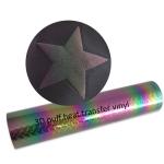 Elastic Rainbow Heat Transfer Reflective Film Easy To Cut And Laser Cut