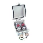 2 Pair Telephone Distribution Box Waterproof IP55 With / Without GDT for sale