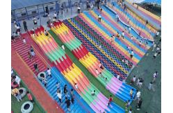 China Playground Outdoor Rides Rainbow Slides For Kids' Playground supplier