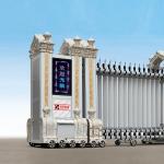 Electric Stainless Steel Automatic Retractable Door Folding Gate for sale