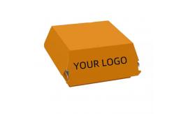 China Custom Eco-Friendly Burger Boxes  Biodegradable Kraft Food Containers for Takeaway supplier